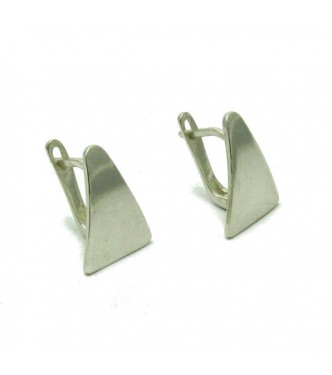 E000550 Sterling Silver Earrings 925 French Clip